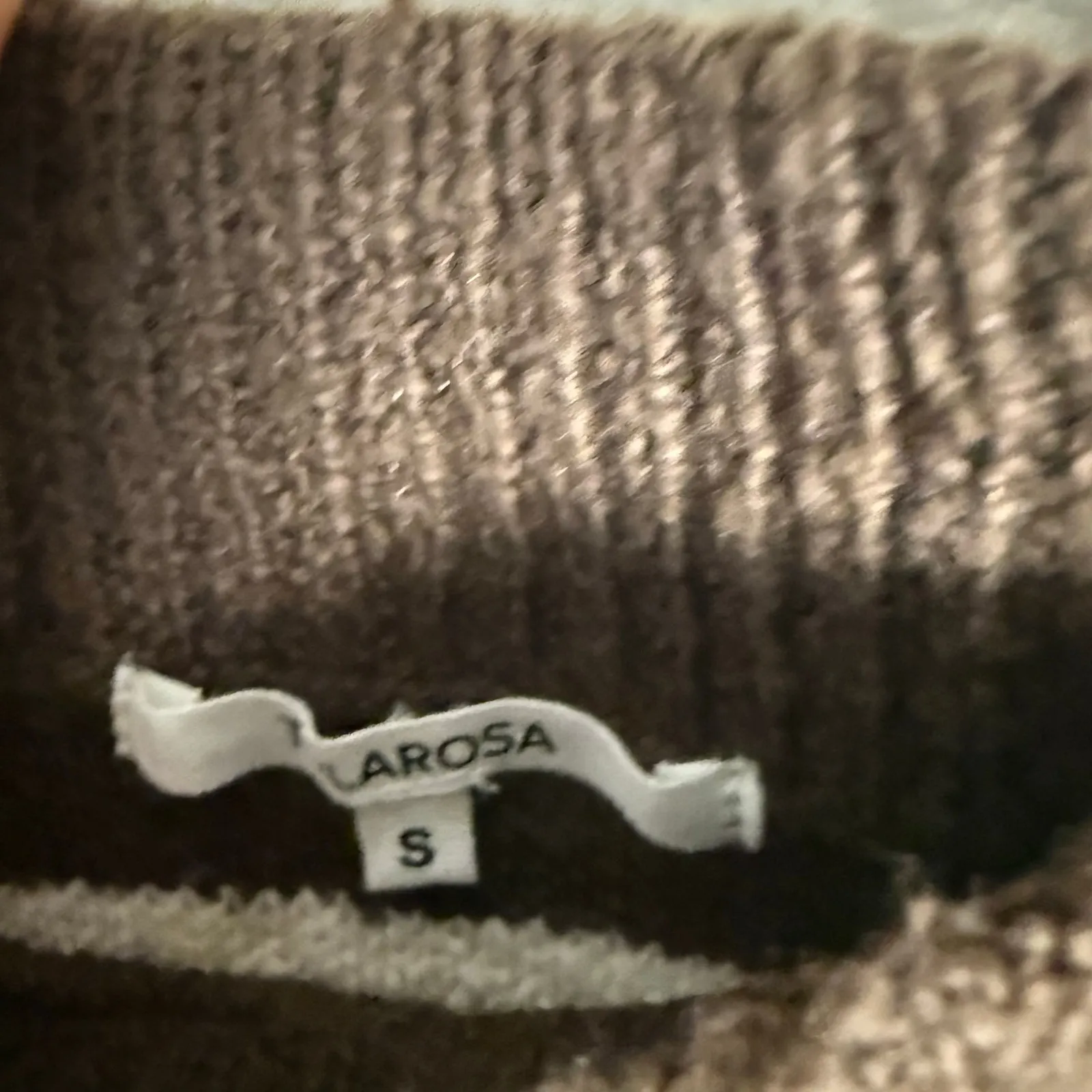 Tularosa Kaely Brown Ivory Knit Square Neck Crop Top Maxi Skirt Set S - Image 12