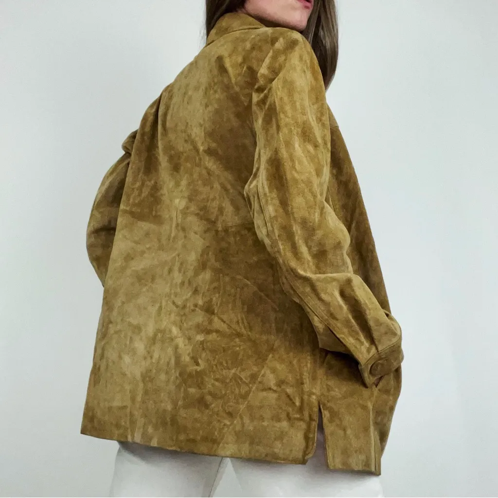 Vintage Genuine Suede Button - Image 8