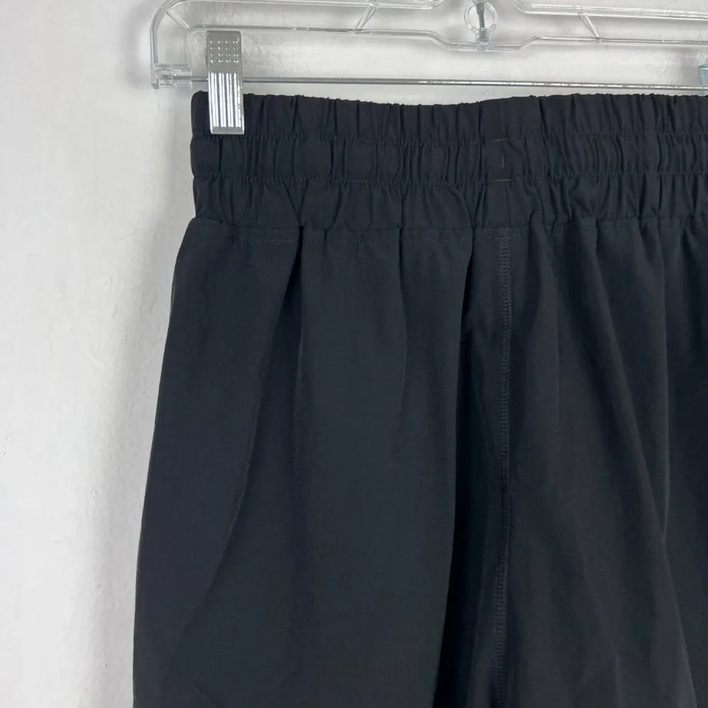 NWT HALARA Elastic Waistband Drawstring Side Split Shorts Black Size Small S NEW - Image 10