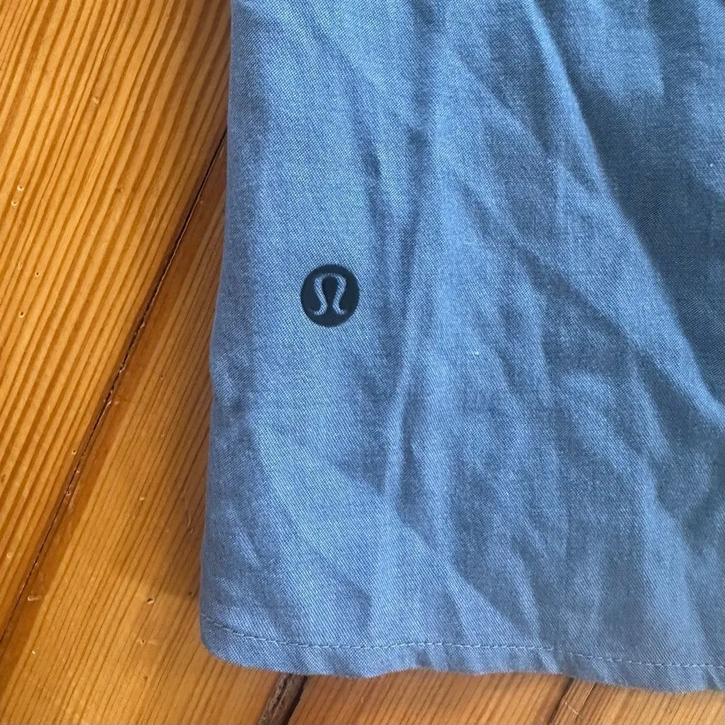 Lululemon NWT All Tied Up Tank (Tencel) in Blue Denim Size 10 - Image 9
