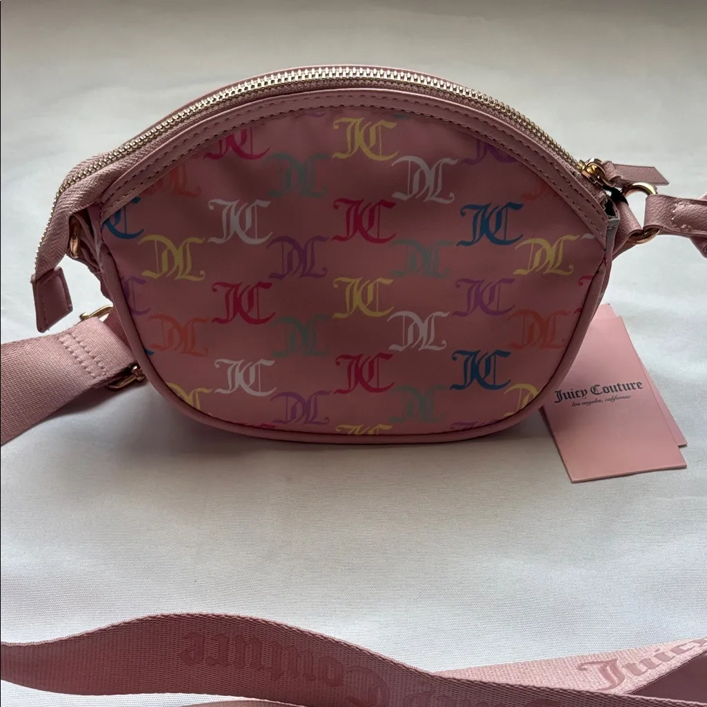 Juicy Couture Pink Multi Pink Diamond Effortless Crossbody - Image 2