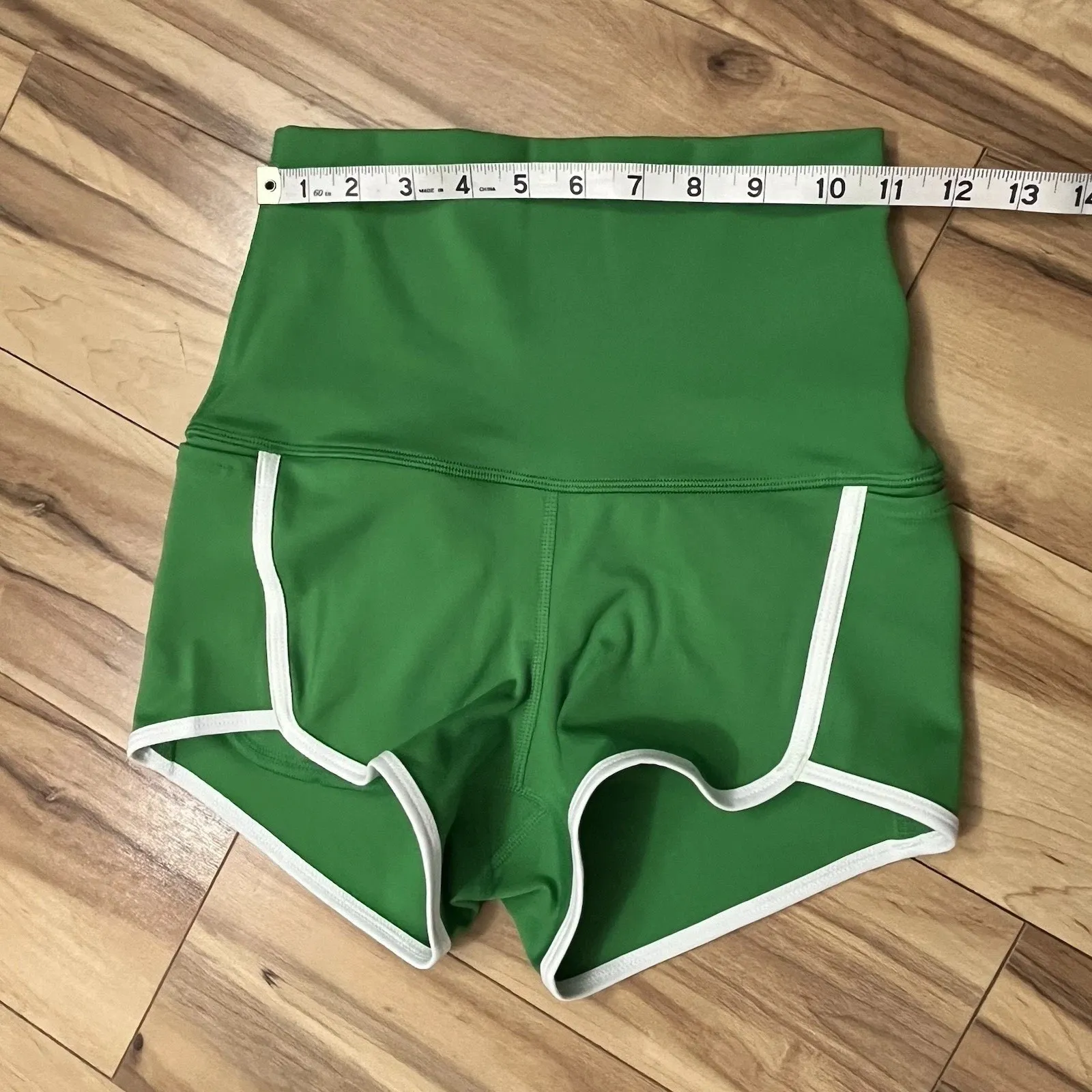 Free People Movement Island Time Short Sz XS Green Sheen Shorties 2.5" Inseam - Image 6