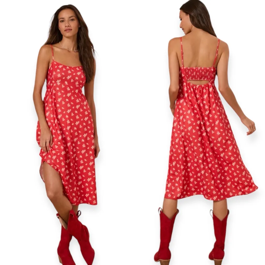 NWT Altar’d State Poppy Floral Midi Dress XXSmall - Image 5