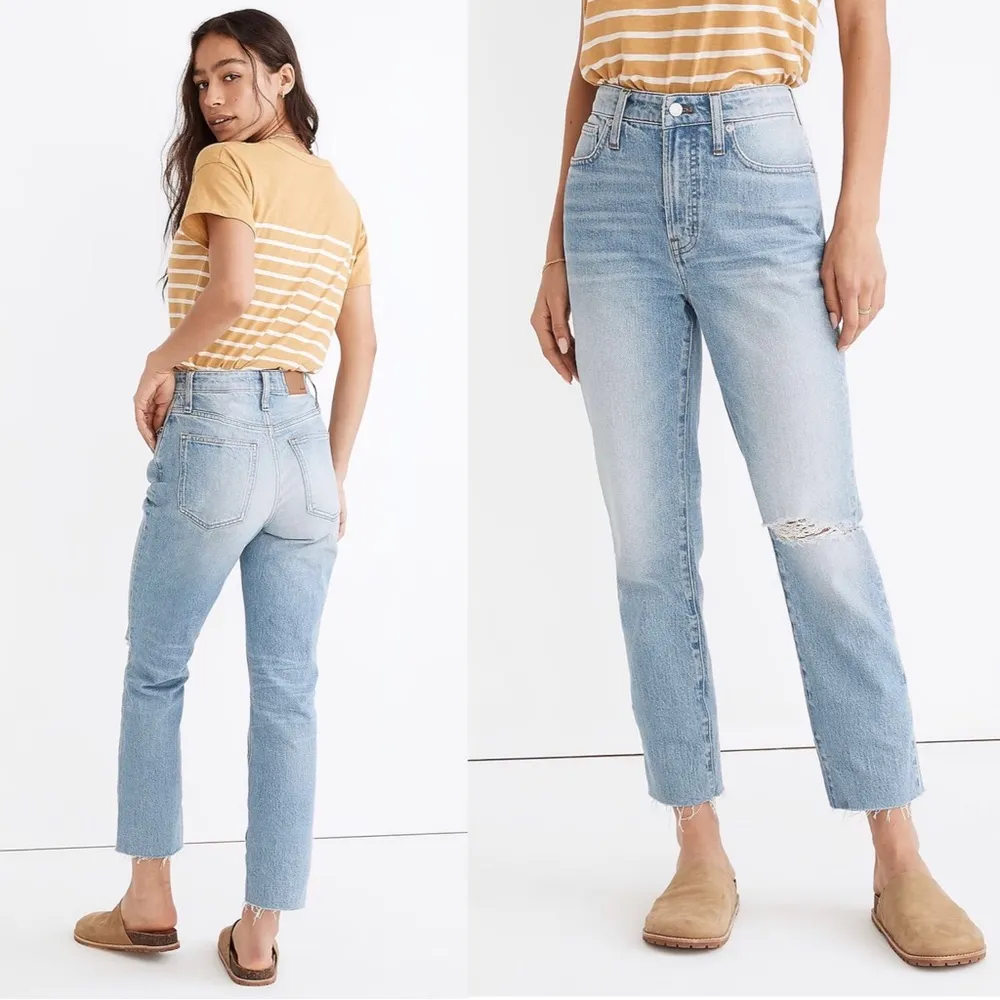 Madewell • The Curvy Perfect Vintage Jean in Coney Wash: Destroyed Edition - Image 9