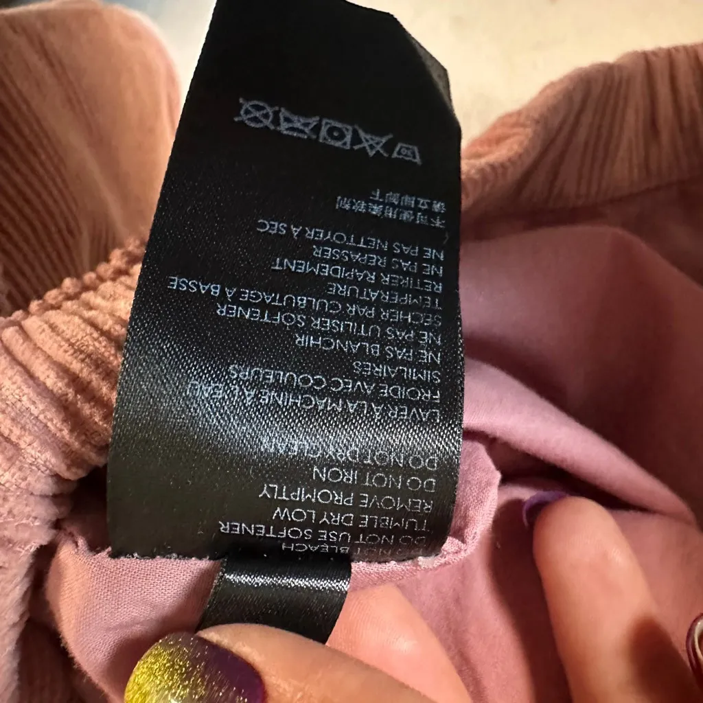 BDG Urban Outfitters Pink Corduroy Zip - Image 5