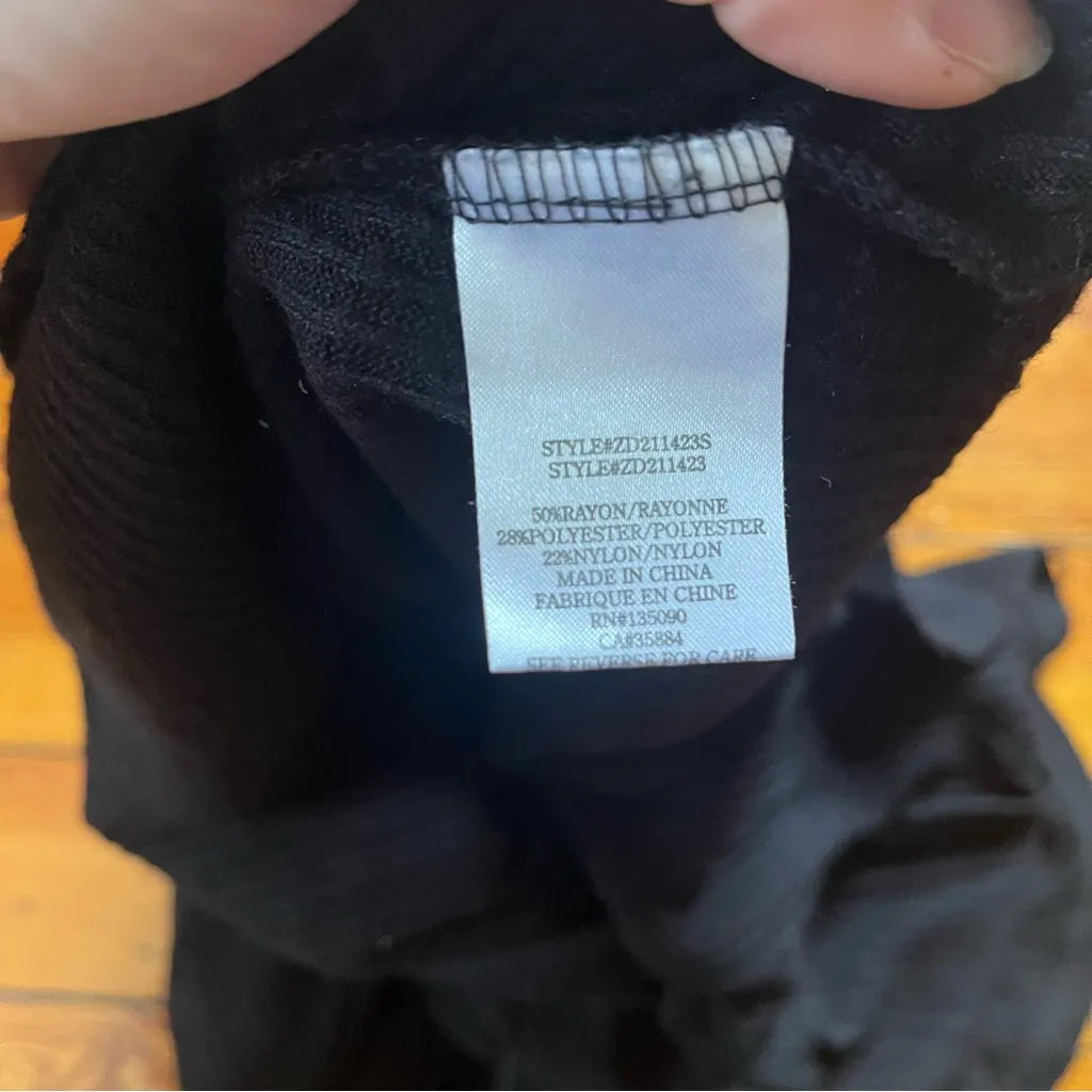 Z Supply Classic Black Midi Dress - Image 6