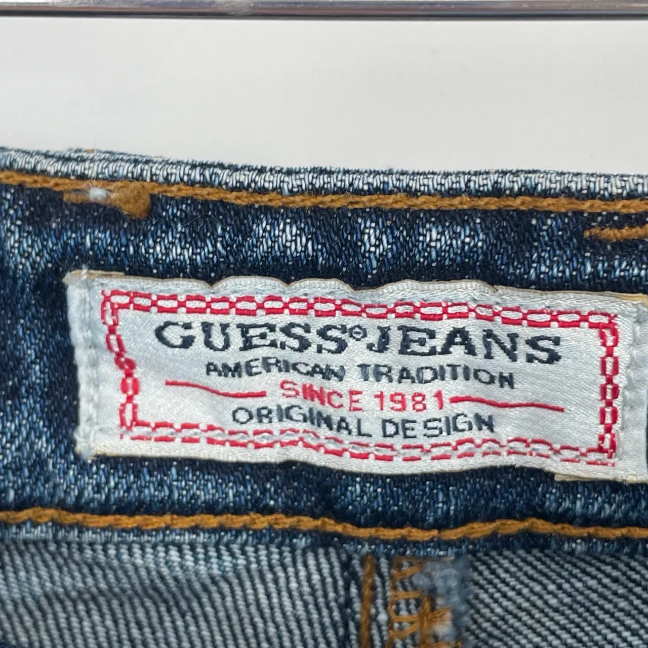 Guess Jeans Womens Vintage Blue Distressed Frayed Hem‎ Denim Cutoff Shorts 25 - Image 3