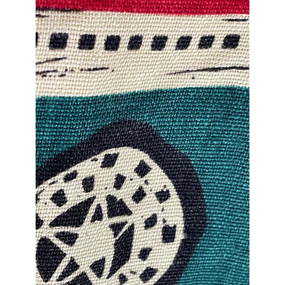 Andrea Jovine Striped African Print Sleeveless Sheath Dress size 4 - Image 6