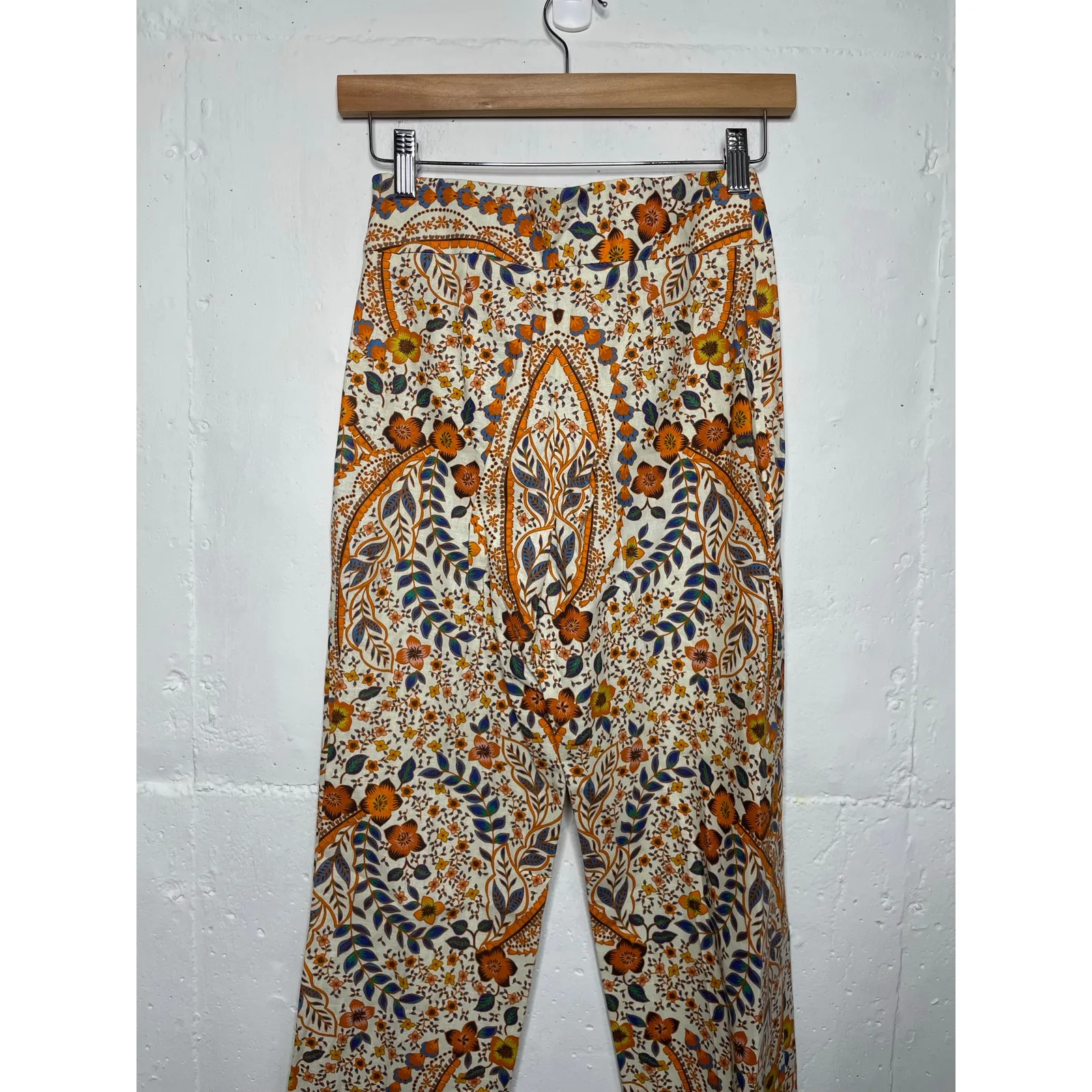 NEW Sezane Pantalon Baptisto Western Boheme Size 34 US 2 Pants High Rise - Image 6