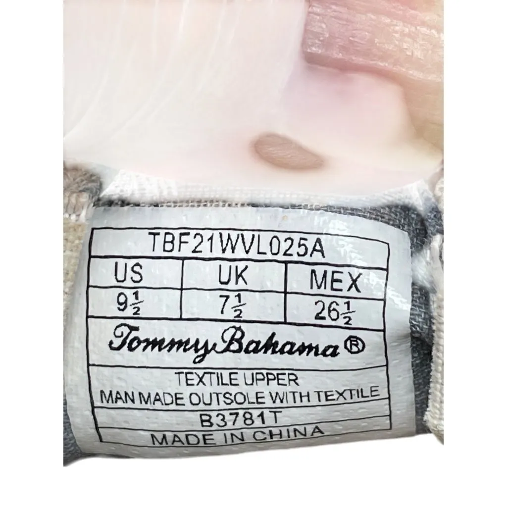 Tommy Bahama womans blue tan Slip-On loafers shoes Size 10 SKU 8868 - Image 12