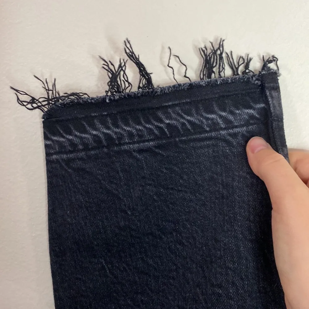 Trave Constance straight tapered released hem jeans in on the road again wash 32 Black - Image 9