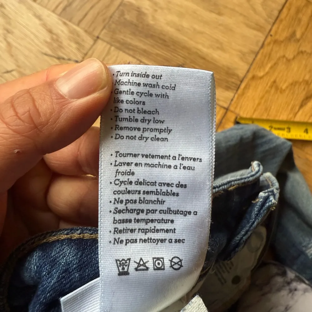 Paige Verdugo Ankle Medium Wash Distressed Low Rise Skinny Jeans, Sz 26 - Image 13