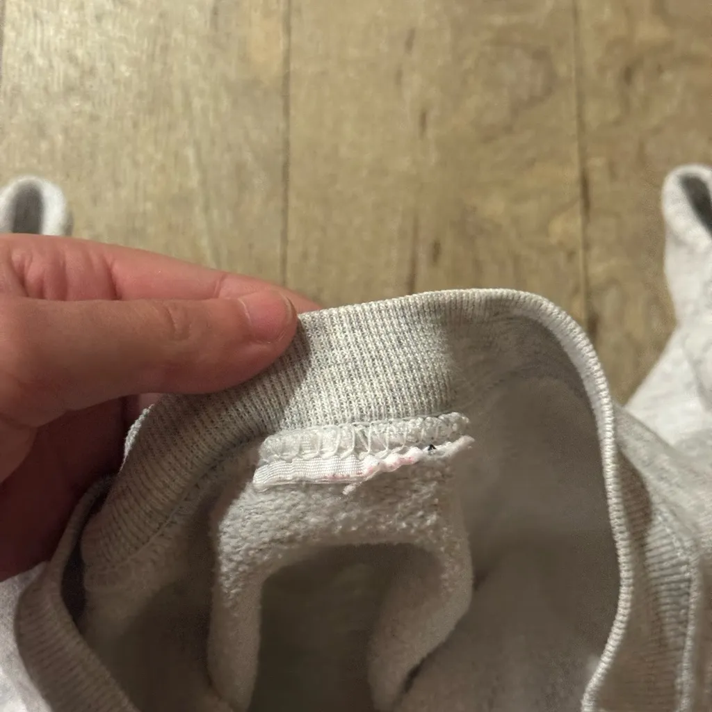 Vintage 80s New York Crewneck Pullover Sweatshirt Size XS Gray - Image 2