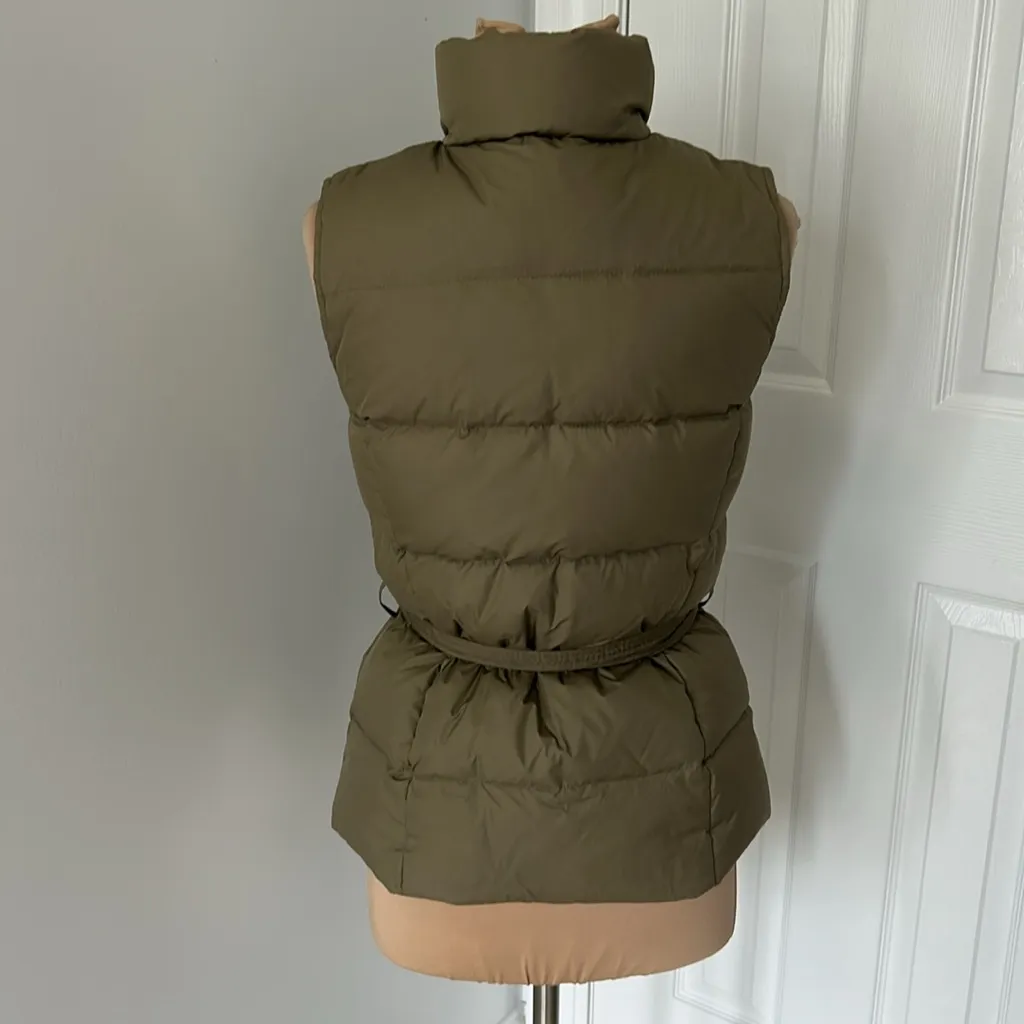 Gap  Down Puffer Vest Olive - Image 2