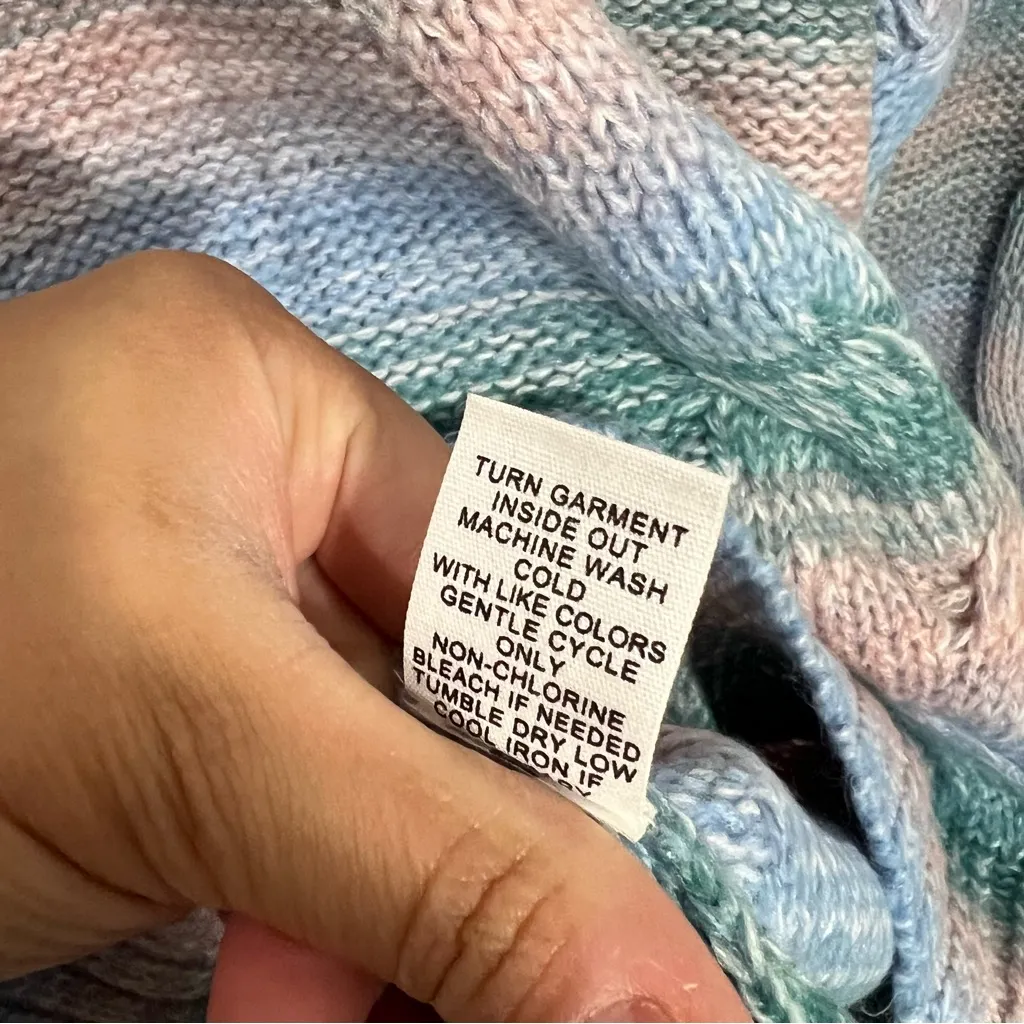 Adyson Parker Oceanic Combo Knit Sweater Size 3X‎ - Image 4