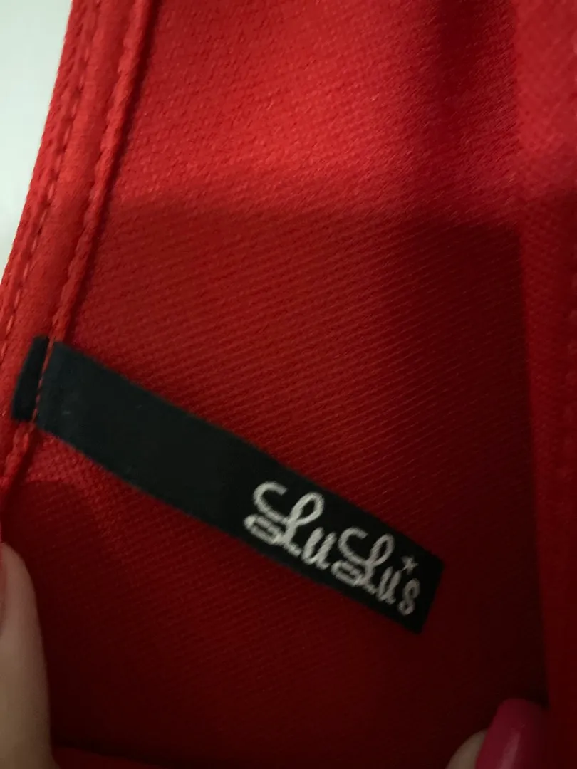 Lulus Home Before Daylight Red Dress - Image 3