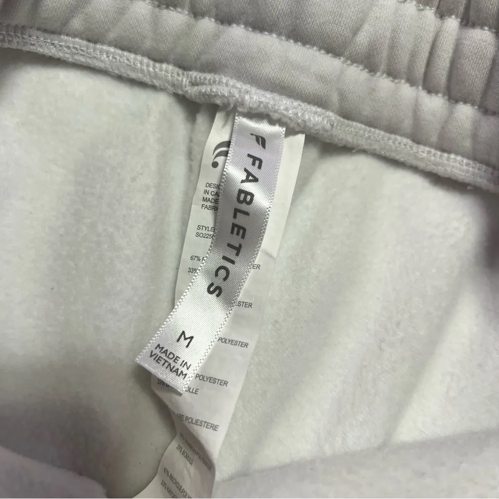 Fabletics  Light Grey Athletic Shorts with Elastic Waistband - Image 3