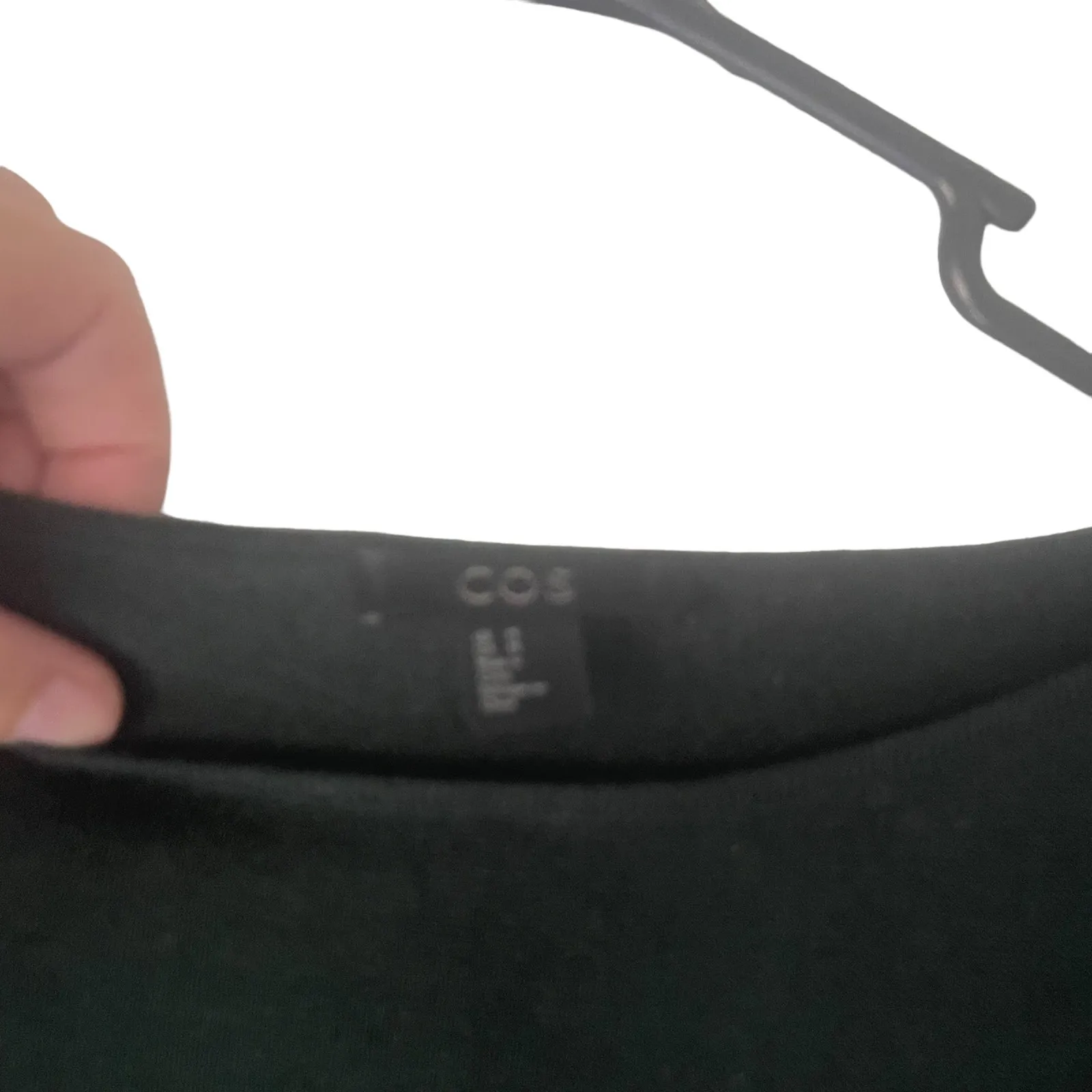 COS‎ Women's Size Medium Dark Forest Green 100% Wool Fall Sweater - Image 4