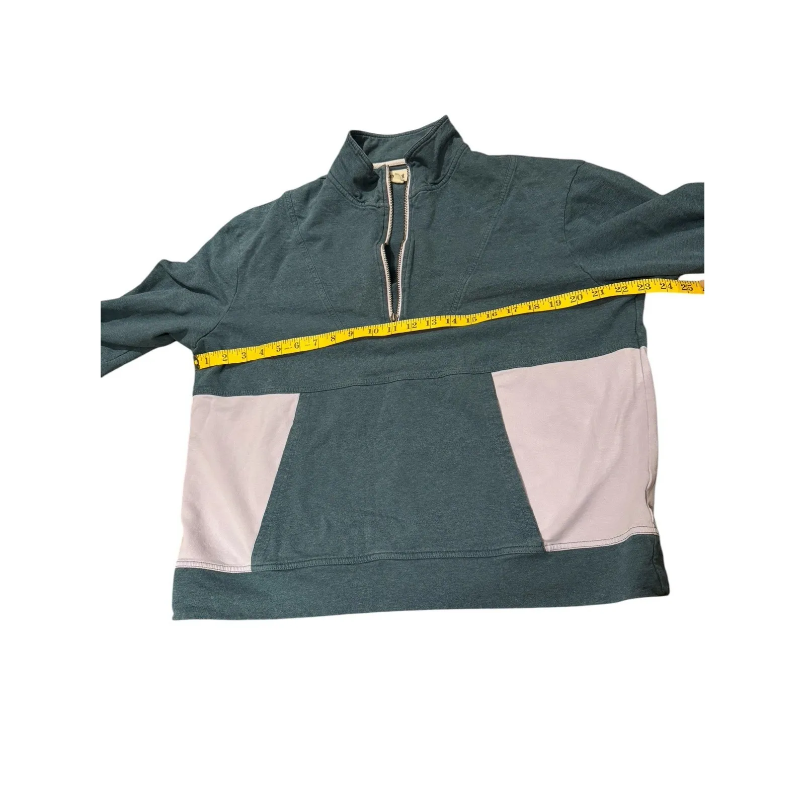 PACT Organic Cotton The Studio Quarter Zip Pullover Sweatshirt Women's Size XL - Image 6