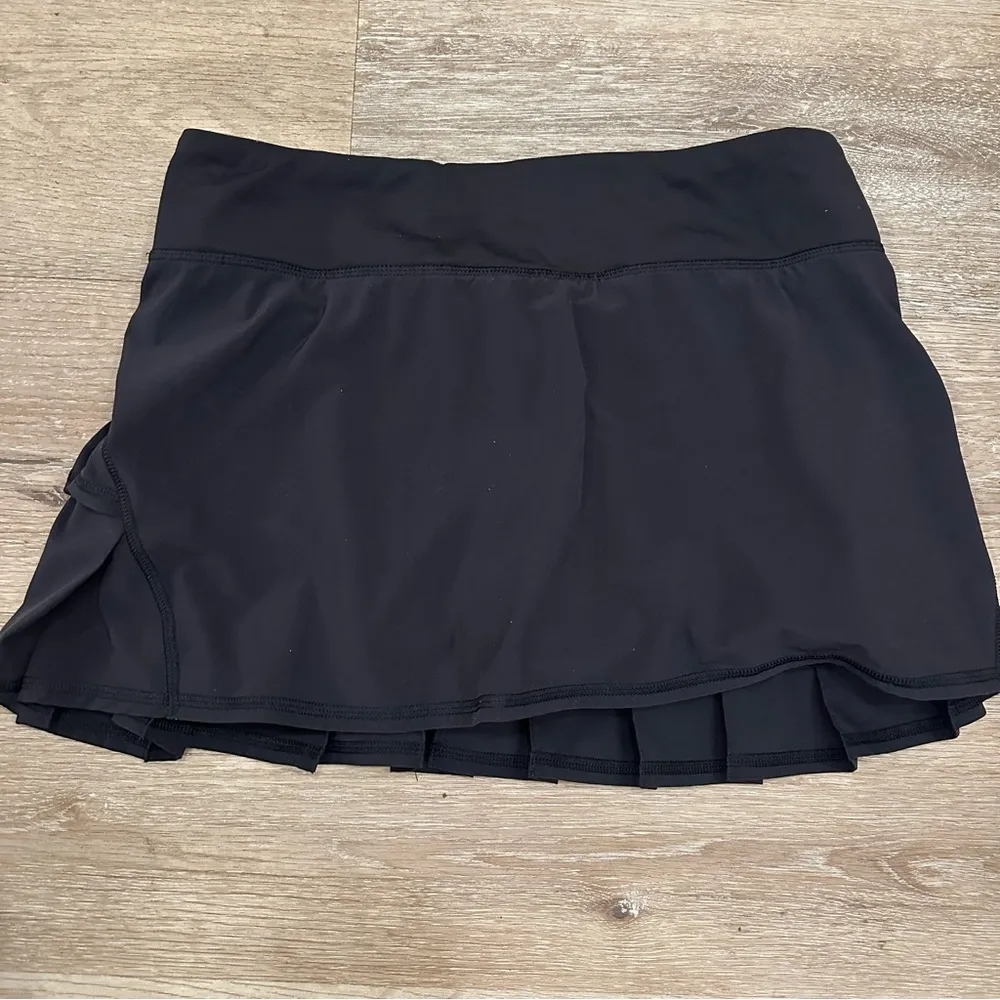 Lululemon Run: Pace Setter Skirt Skort in Black Size 6 - Image 4