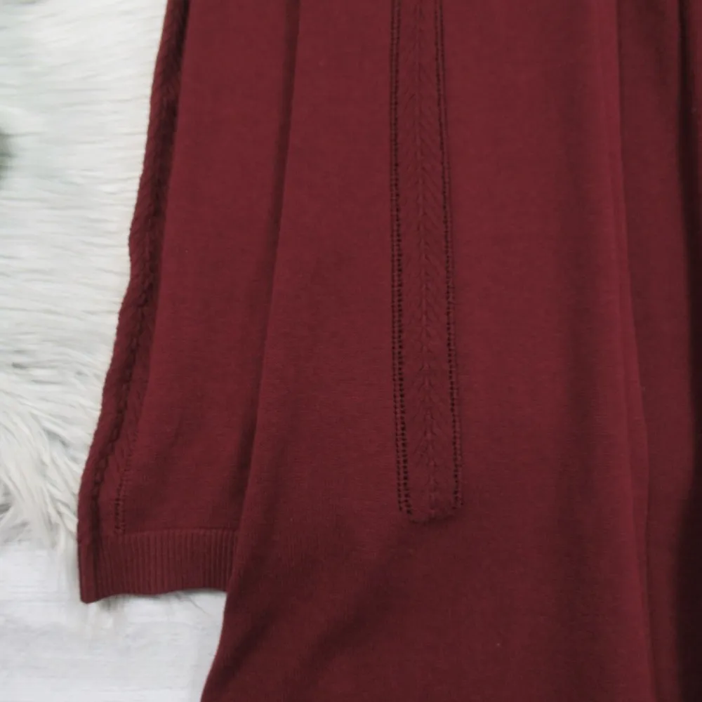 ANTHROPOLOGIE Thin Knit Open Front Long Cardigan Women’s Size XS NEW - Image 8