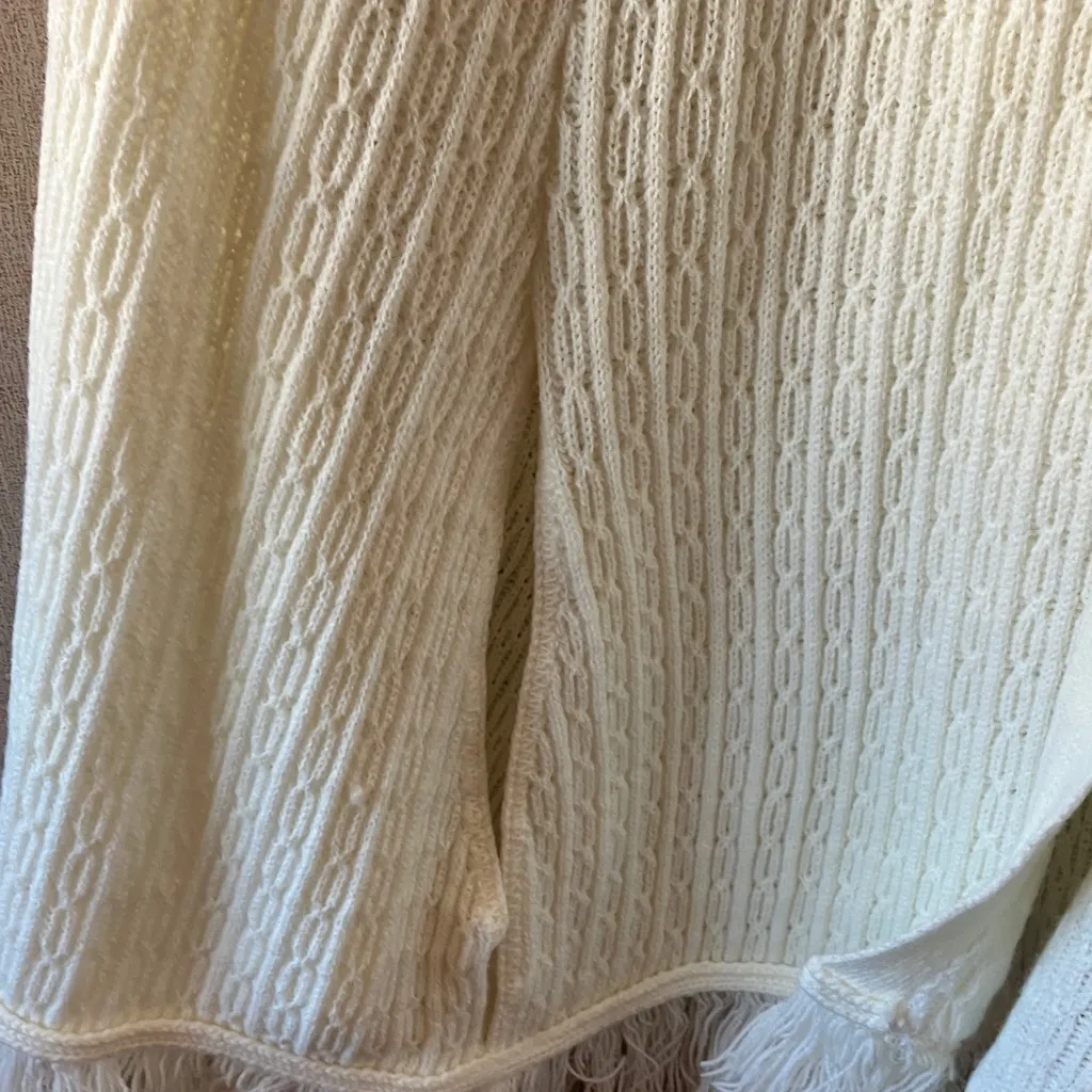 Vintage Acrylic Knit cape osfm Size undefined - Image 4