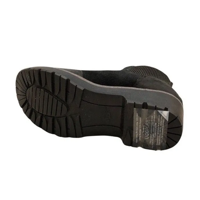 Y2K UGG Women's Kress Black Suede Waterproof Ankle Boots 1095147 Sz 6 Chunky OLD - Image 4