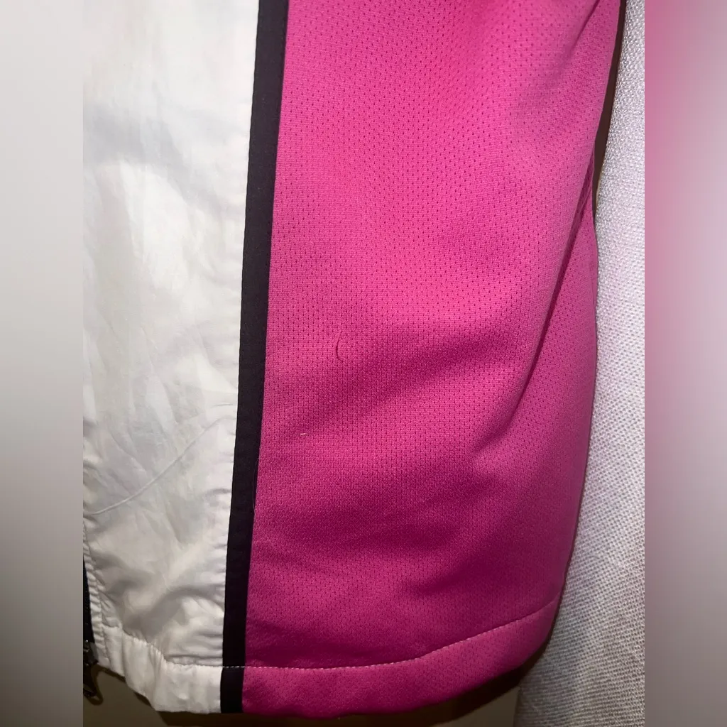 Nike Women's White and Magenta Ski Jacket - Image 5