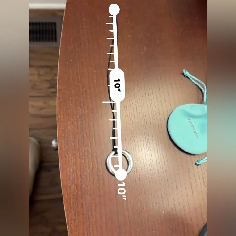 Elsa Peretti Sevillana Pendant with a Black Silk Cord - Image 7