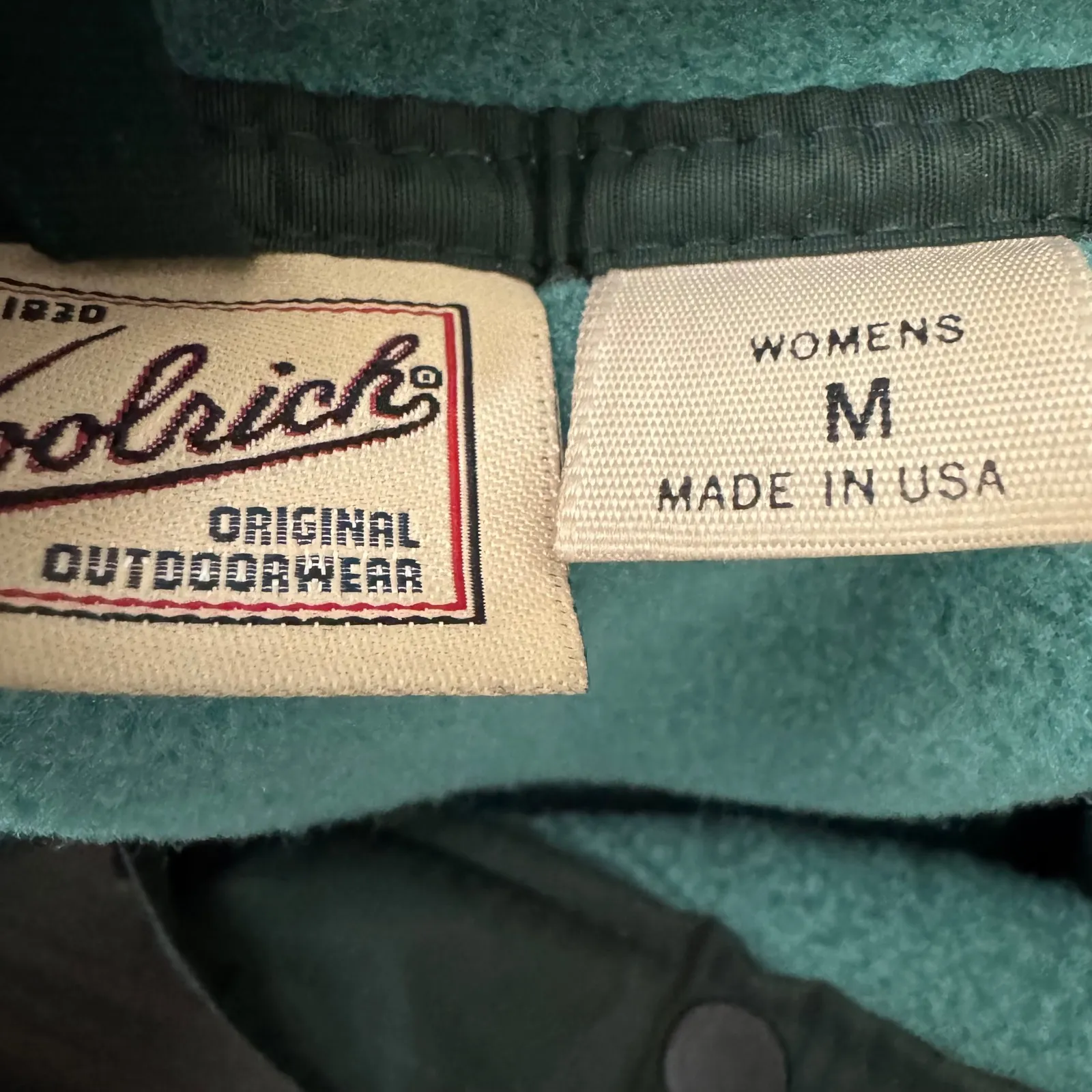 Vintage Woolrich Polartec Fleece Sweatshirt Pullover Made in USA Womens Size M - Image 7