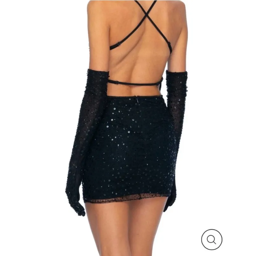 Dyspnea Paris Circa 2004 Mini Dress Bitchin’‎ Black discontinued nwt size small - Image 2