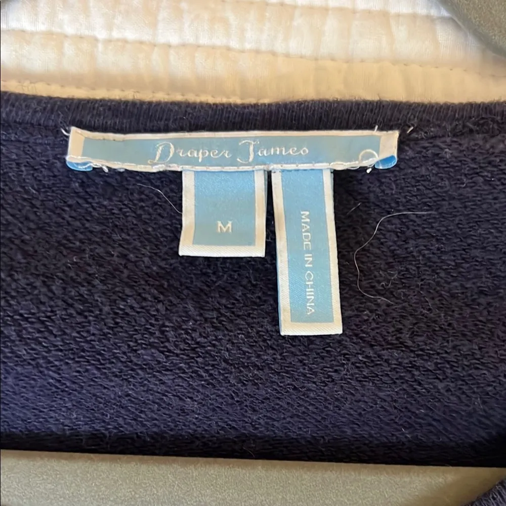 Draper James Navy Blue Darlin' Sweatshirt - Image 2