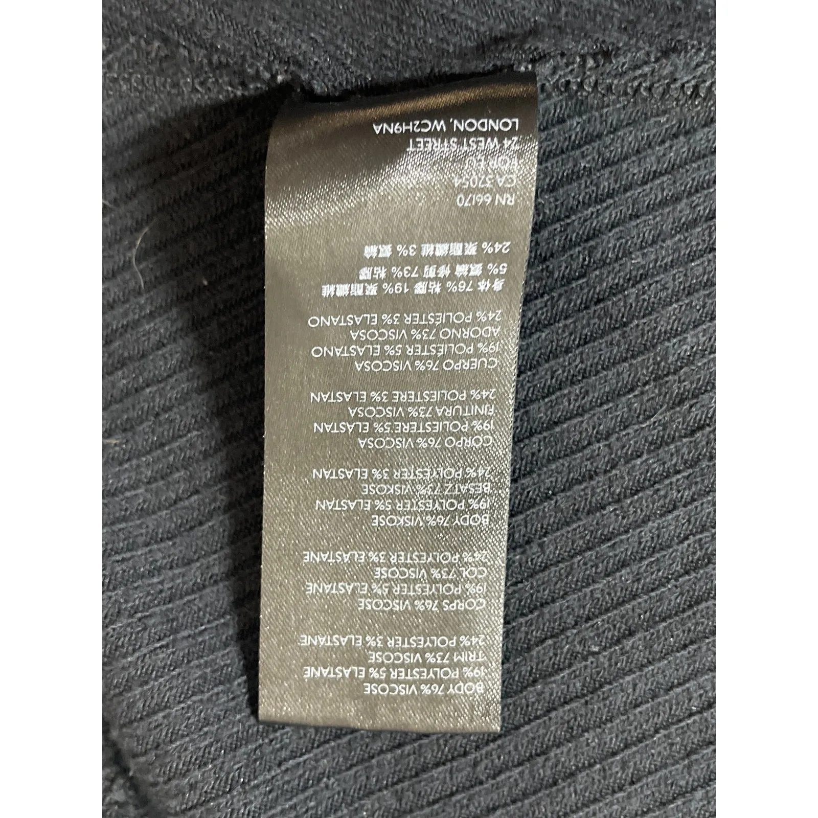 Free People We The Free Black Rib Knit Fringe V Open Back Boxy Tank Top Size S - Image 5