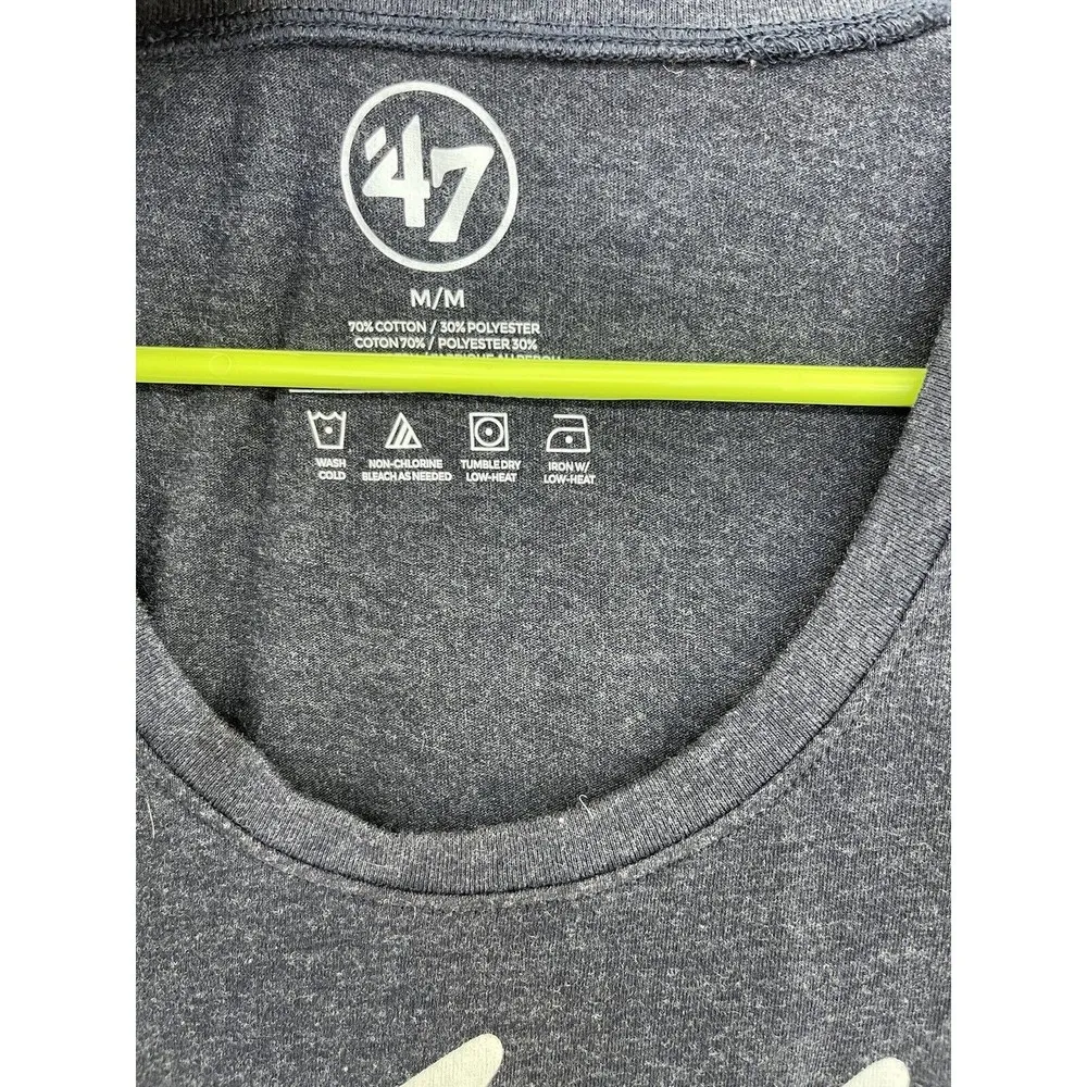 LA Rams Women's Dark Blue T Shirt Short Sleeve V Neck Size Medium Scoop Neck NFL - Image 7