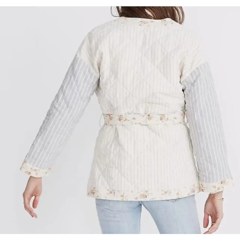 Madewell x The New Denim Project Patchwork Wrap Jacket Sz. S - Image 2