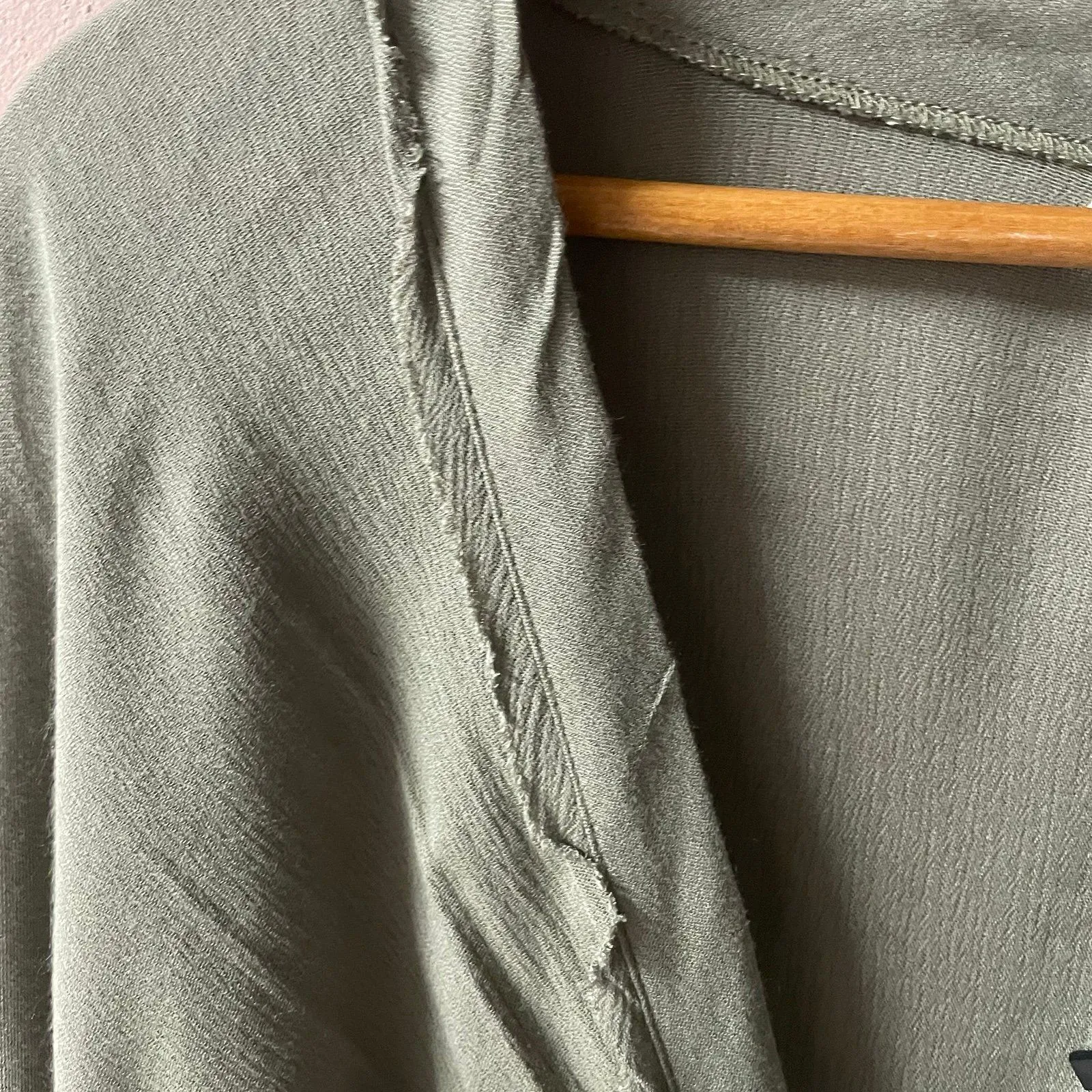 Mustard Seed NWT Sage Green Tie-Front Cropped Top/Cover-Up Size M - Image 11