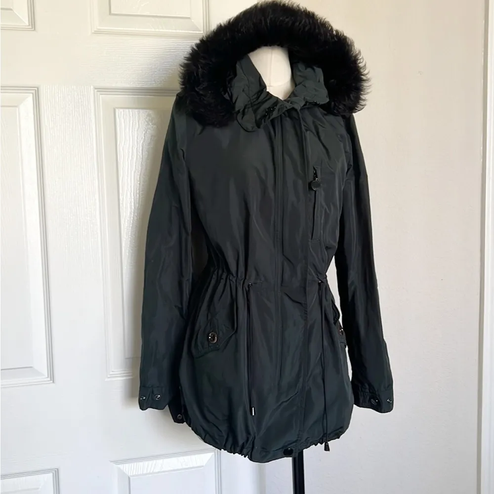 Massimo Dutti Lined Full Zip Hood Jacket - Image 2