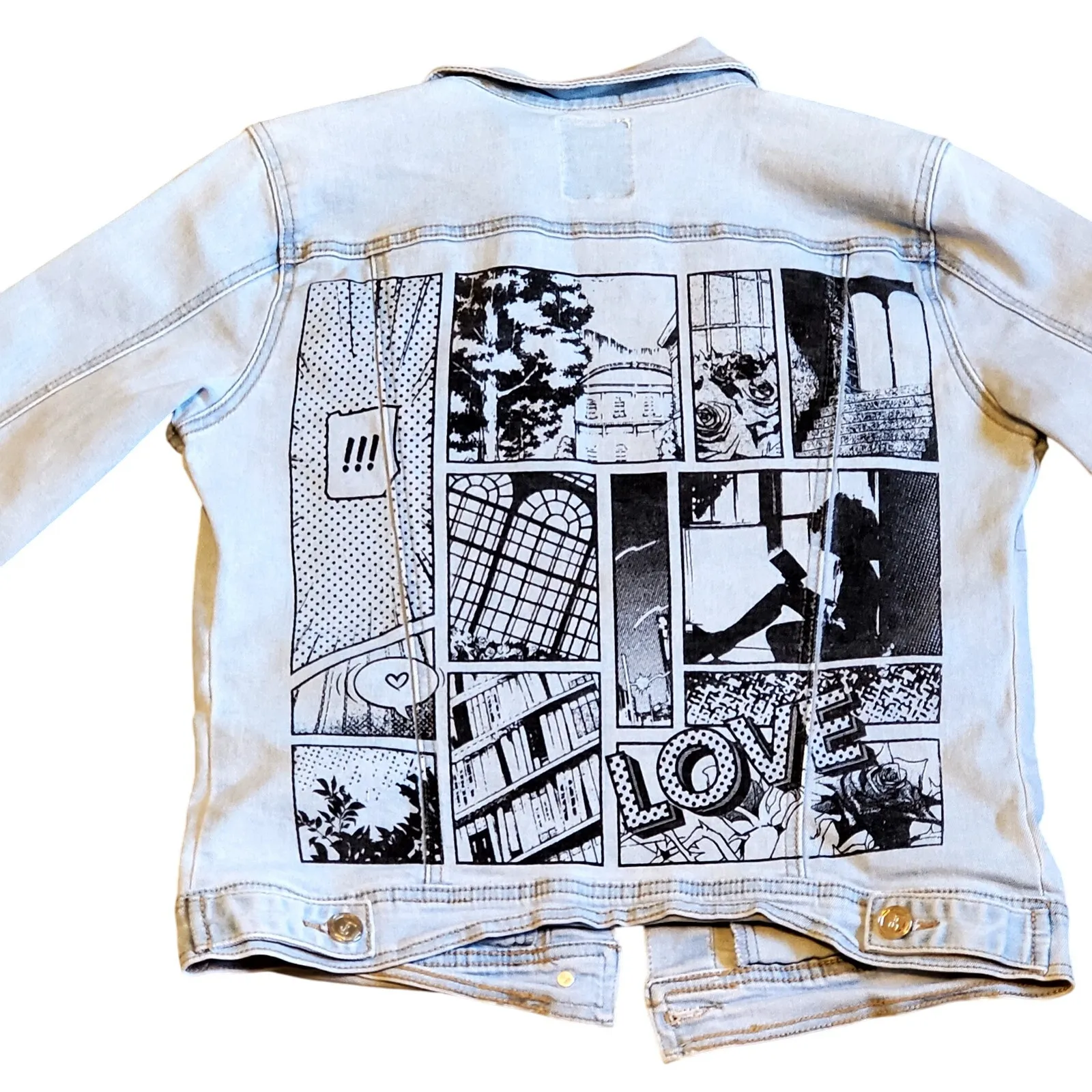 Blue Topic Denim Collection Size Medium Girl Power - Image 11