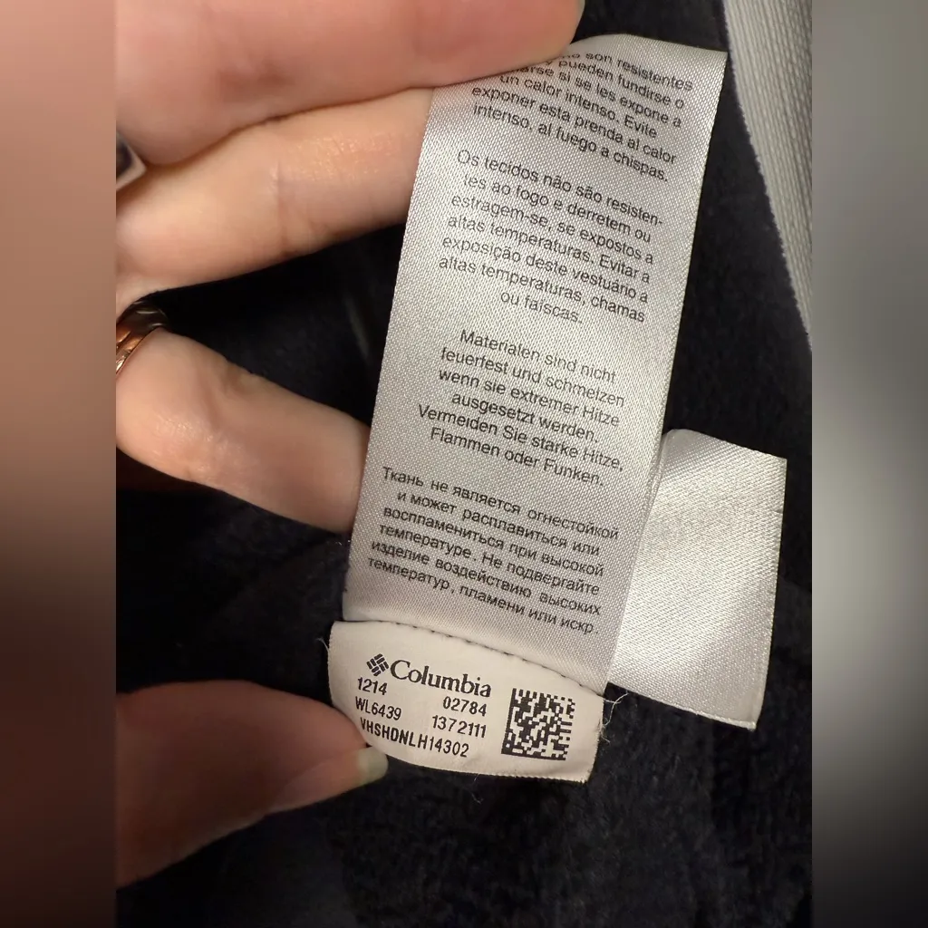 Columbia Basin Trail lii Full Zip Fleece Jacket Dark Grey and Purple - Image 10