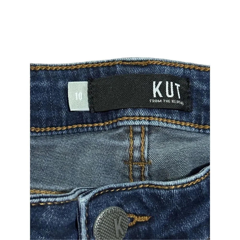 Kut from the Kloth Connie Ankle Skinny mid rise split hem sz 10 - Image 3