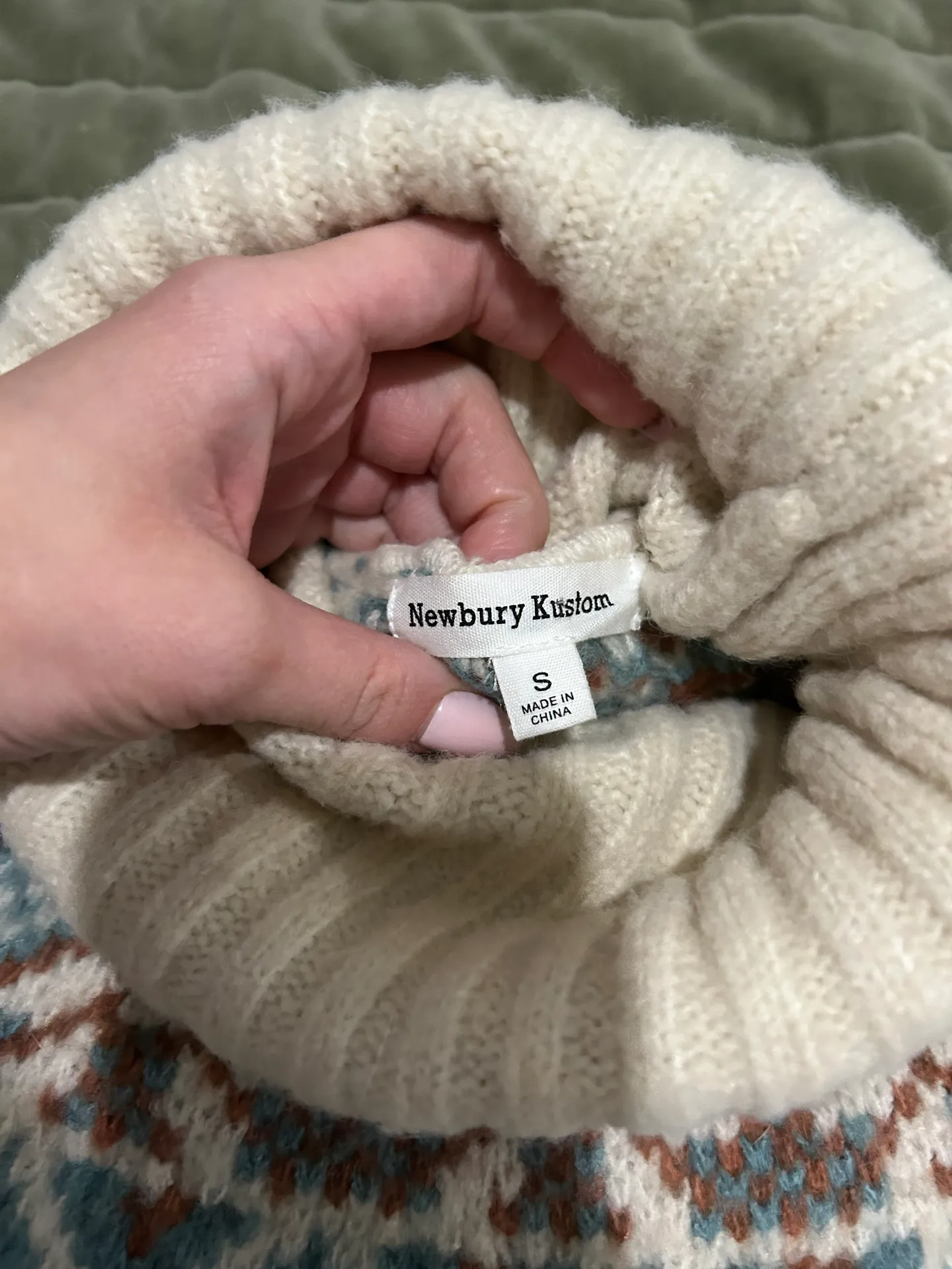 Boutique Turtle Neck Sweater - Image 3