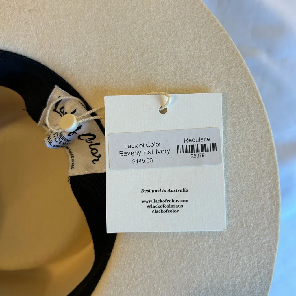 NWT! Lack Of Color Beverley Fedora - Image 3