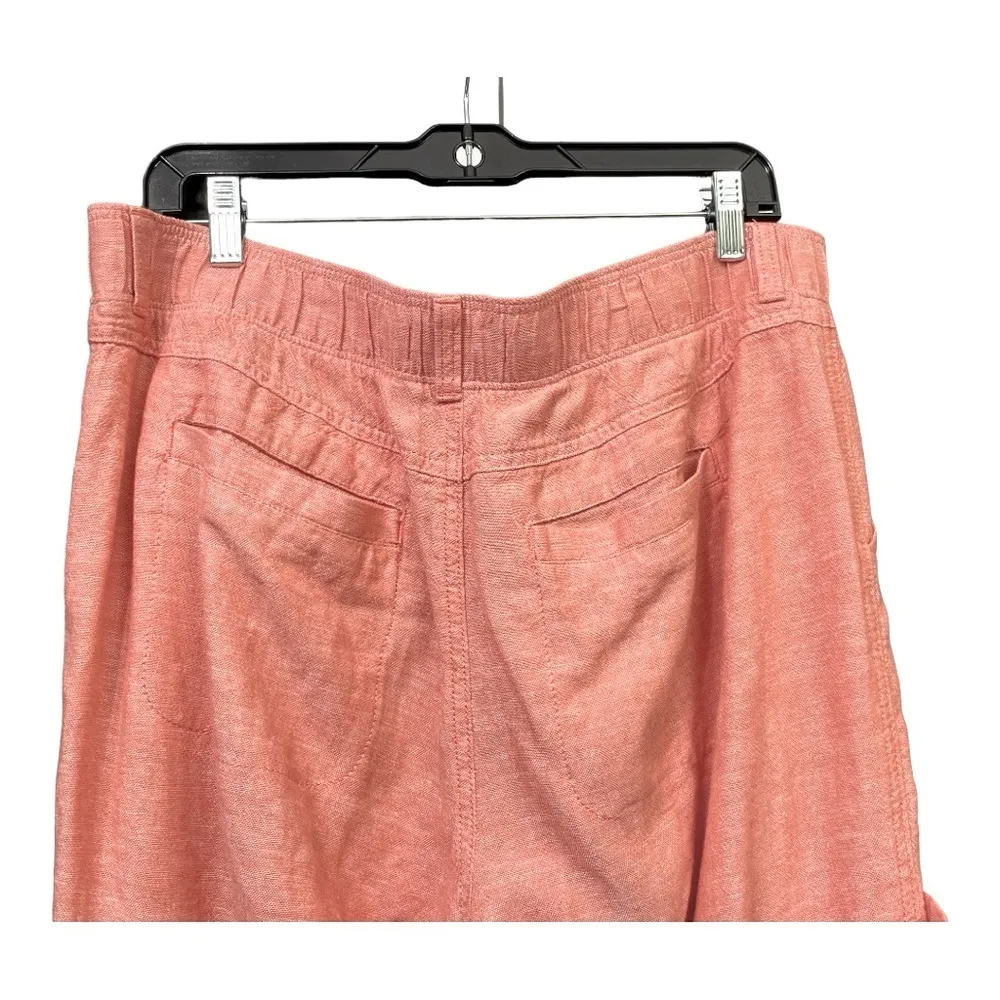 Sonoma Linen Rayon Blend Oak Orange/ Salmon/ Peach Orange
Cargo Jogger Sz 14 - Image 5