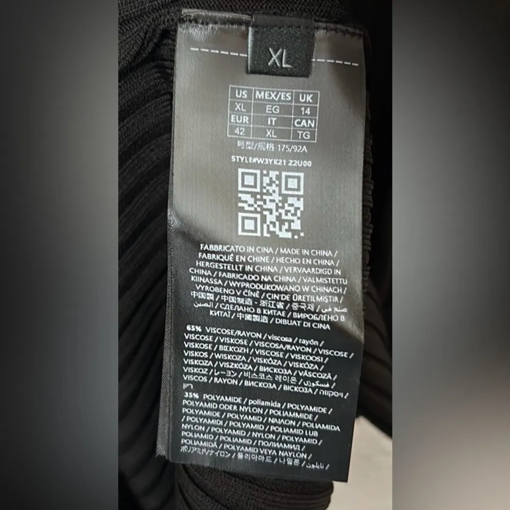 GUESS Women's Size XL Essential Long Sleeve Adele Ribbed Sweater MIDI Dress - Image 10