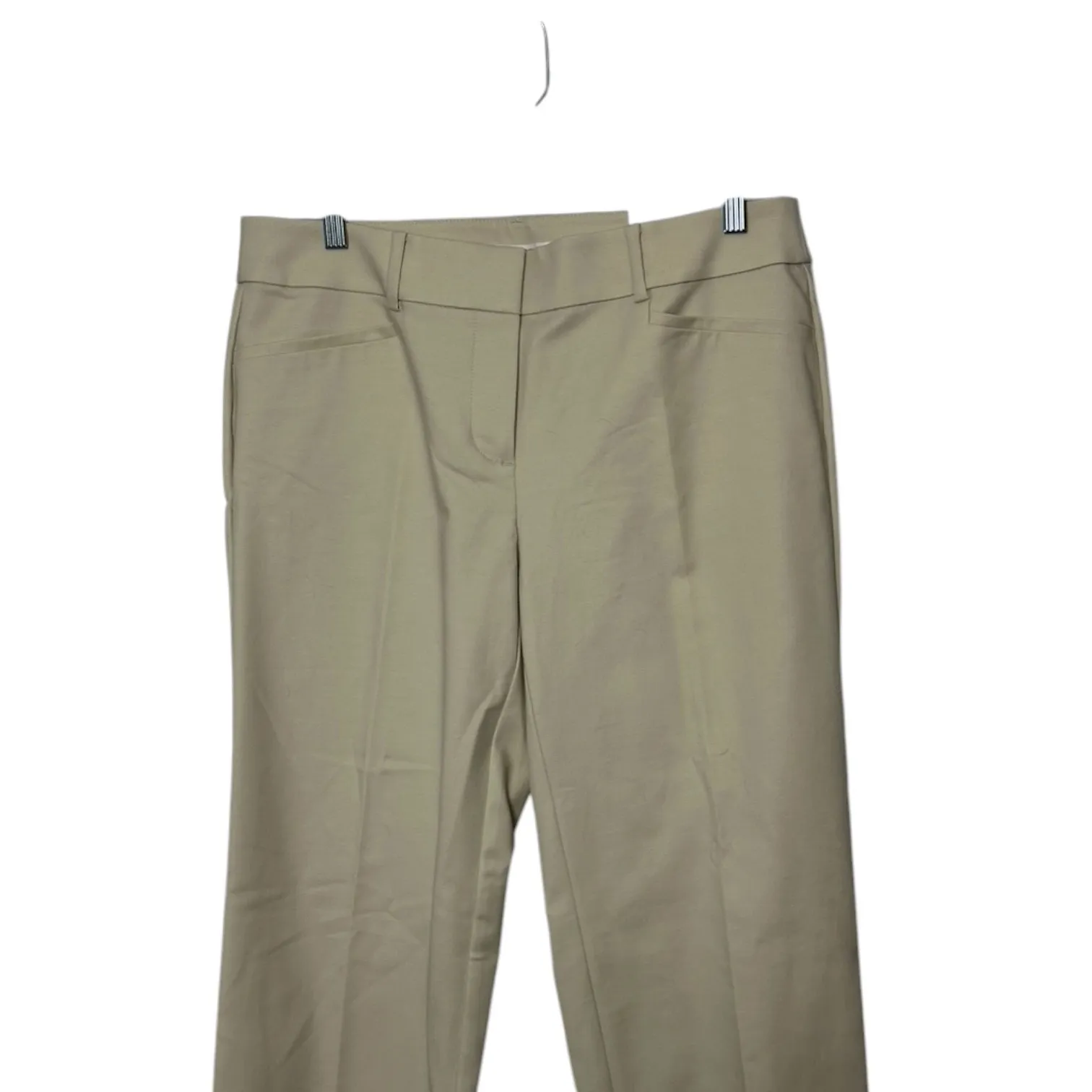 Ann Taylor LOFT  Tan The Riviera Pant Cropped Women's Size 6 Tall NEW - Image 2