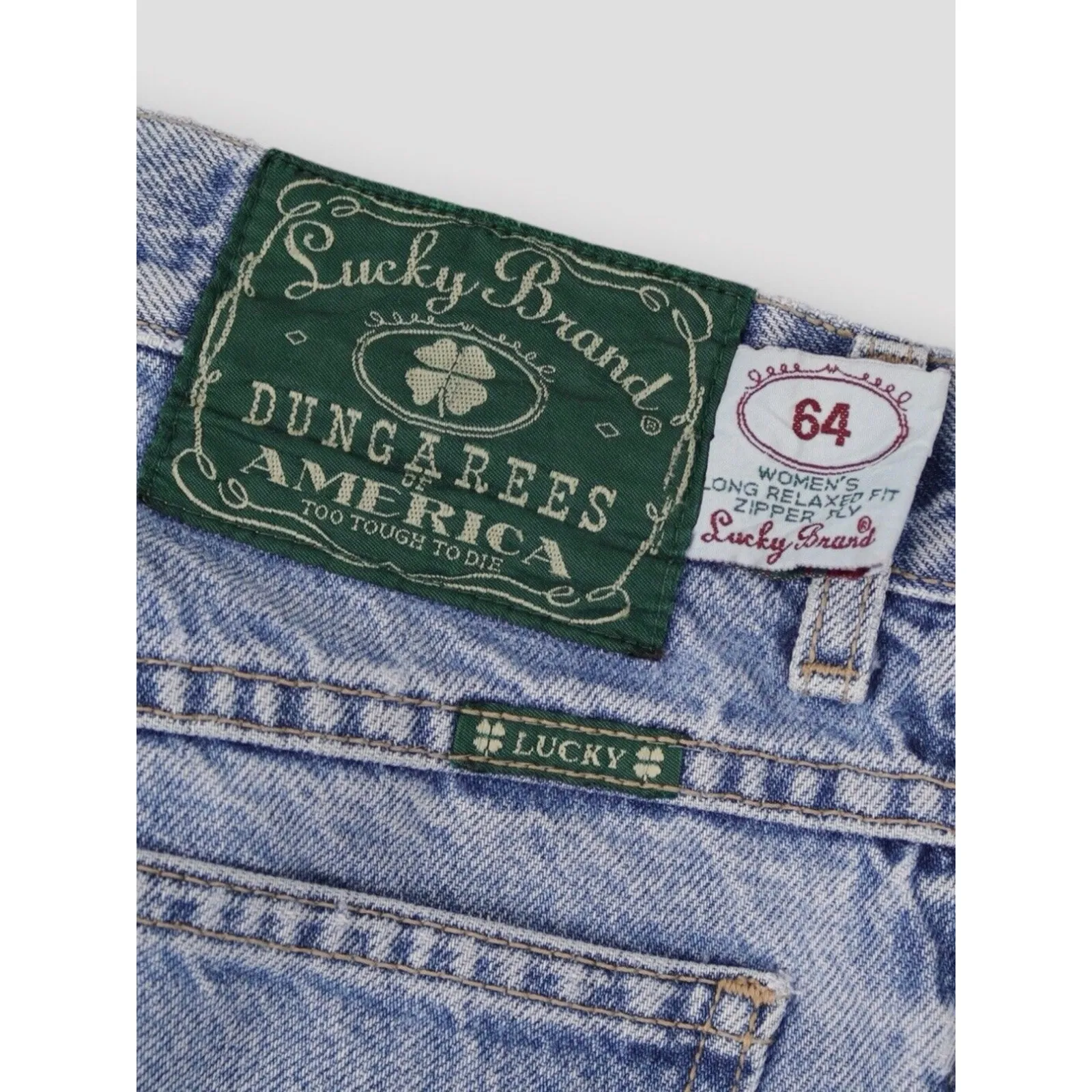 Vintage Lucky brand Jeans 14/32 Long Y2K Style #64 High Wasted Mom Jeans - Image 6