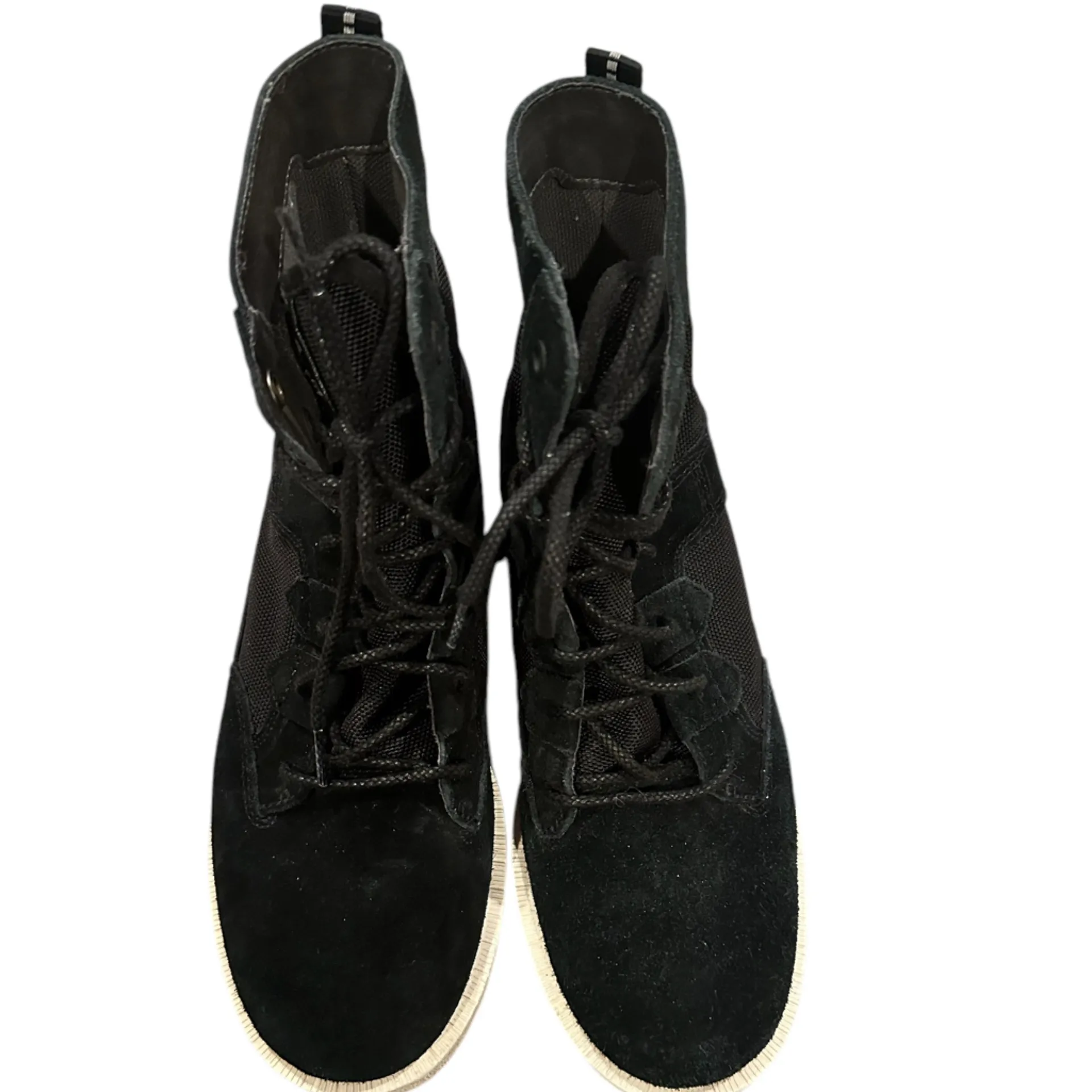 SOREL CARIBOU WOMENS BLACK SUEDE ANKLE WATERPROOF SHOE BOOTS 8 - Image 5