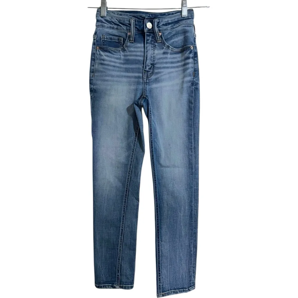 BKE Buckle Billie Ankle Straight High Rise Stretch Cuffed Jean size 25 - Image 6