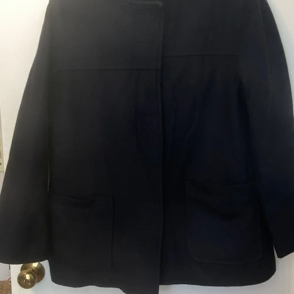 black wool short coat - Image 7