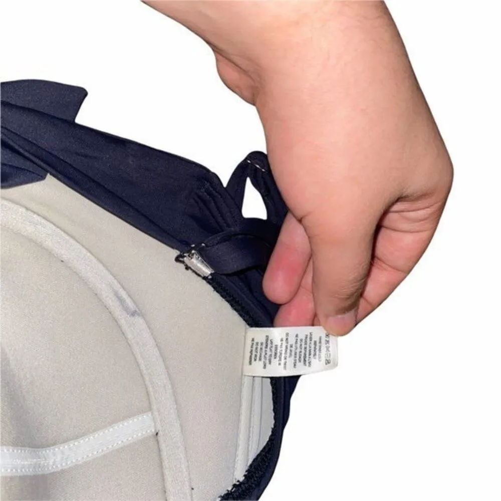 Echo Solid Black Tie Back Bikini Swim Top Women's Size Large - Image 11